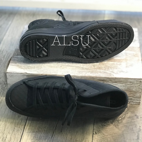 NWT Converse Ctas HI Black Black J/W AUTHENTIC - Picture 5 of 8